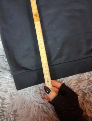 Felpa Adidas nera con logo grande - Taglia S