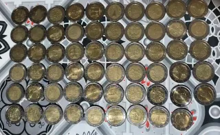 Colección monedas coleccionista