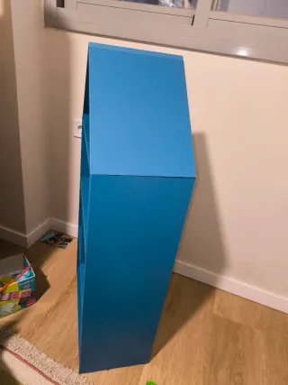 Mueble Estantería Casita Azul Kavehome