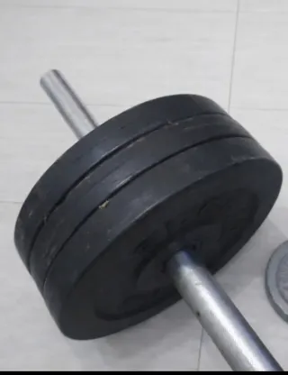 Barra de pesas 175 cm