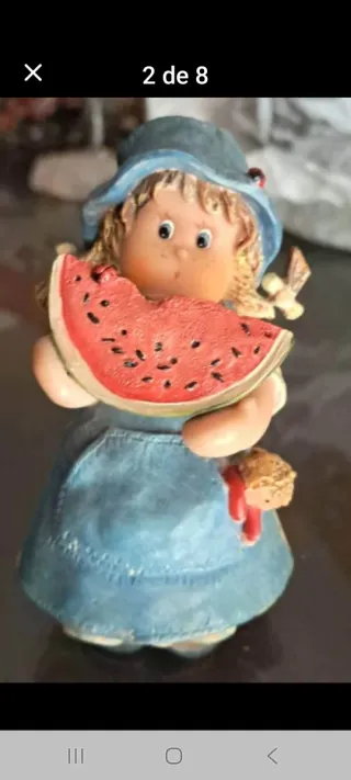 Muñeca Cuki hecha a mano de 16cm