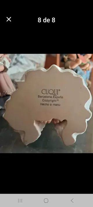 Muñeca Cuki hecha a mano de 16cm