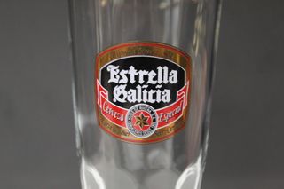 6 Bicchieri Estrella Galicia Especial Borde Oro