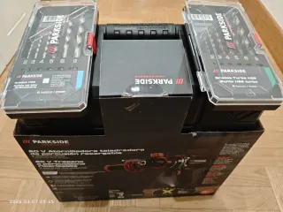 Taladro Percutor Parkside Performance + brocas