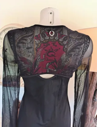 Vestido Save the Queen Italia bordado M