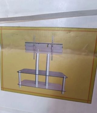 Mesa de cristal 1,0 m con soporte LCD 37-48 LR1782