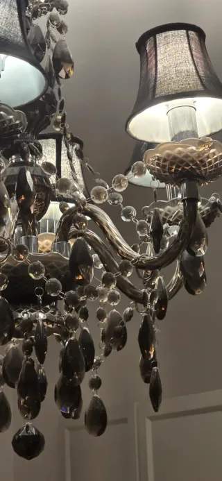 Lámpara Araña Acrílico 6 Brazos