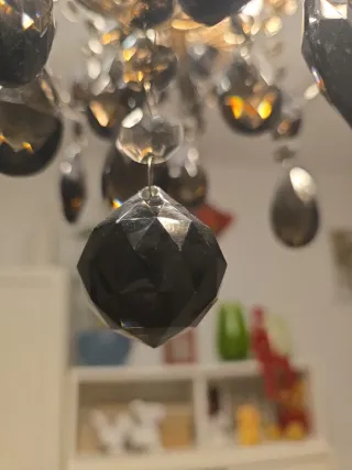 Lámpara Araña Acrílico 6 Brazos