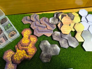 +100 losetas/fichas/tokens reversibles wargames