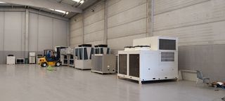 Stock aire acondicionado, enfriadoras industriales