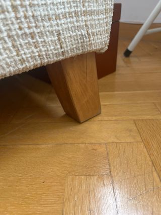 Sofá de 2 plazas beige