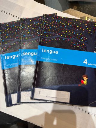 Libros de lengua 4 primaria