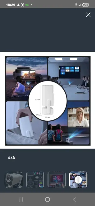 Proyector Magcubic HY320 NTV Netflix