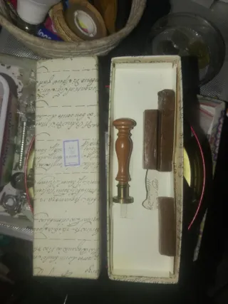 Sello de cera Il Papiro hecho en Italia