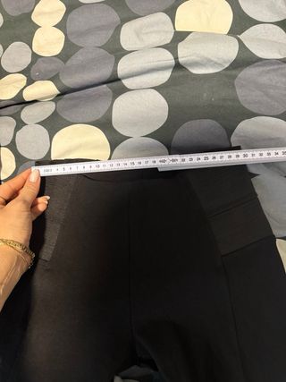 Pantaloni leggins Zara elasticizzati neri