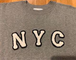 Jersey Gris NYC Primark Talla S