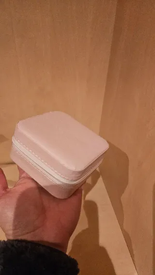 Mini Joyero pequeño rosa de viaje