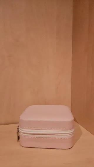 Mini Joyero pequeño rosa de viaje