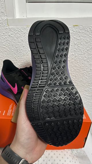 Zapatillas Nike Air Zoom Structure 25 Negras/Morad