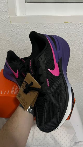 Zapatillas Nike Air Zoom Structure 25 Negras/Morad