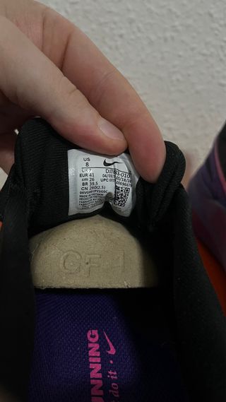 Zapatillas Nike Air Zoom Structure 25 Negras/Morad