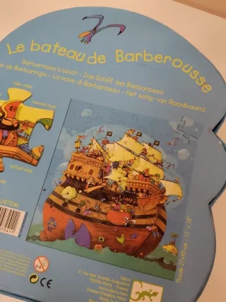 Puzzle Djeco Barco Pirata 54 Piezas