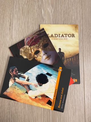 Libros ingles cortos cine