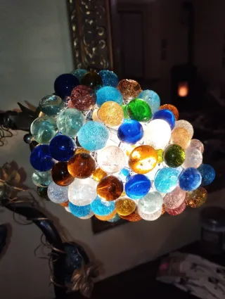 Lampada vintage grappolo di luce