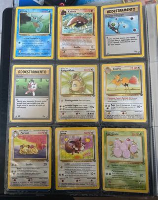Lotto carte Pokemon Vintage