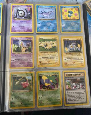 Lotto carte Pokemon Vintage