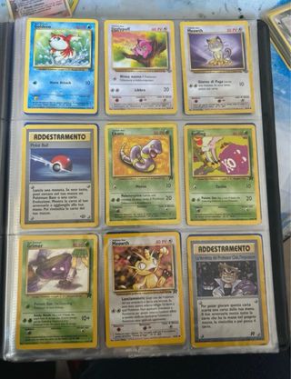 Lotto carte Pokemon Vintage