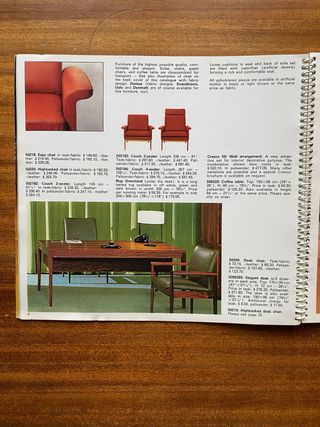 Catálogo de mobiliario danés 1969