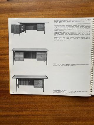 Catálogo de mobiliario danés 1969