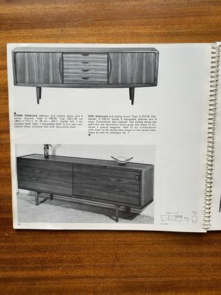 Catálogo de mobiliario danés 1969