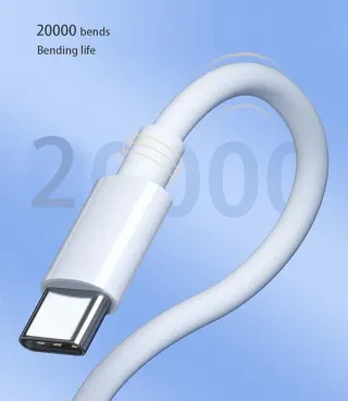 2 Cables USB C Blancos