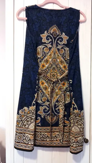 REGALO Blusón vestido estampado talla L