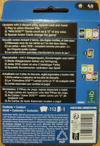 Juego de cartas DOS - Segunda Edición