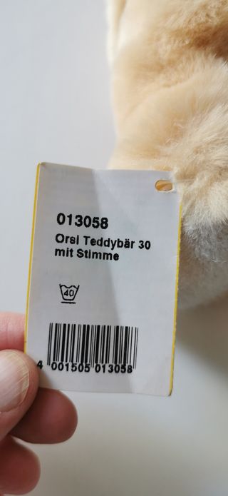 STEIFF Teddy Bear peluche colección vintage RARO!