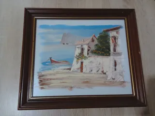 Cuadro decorativo paisaje marino