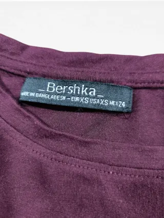 Vestido midi Bershka talla XS