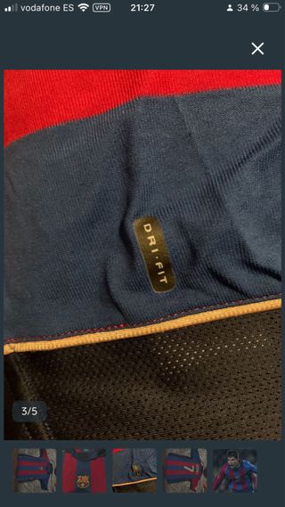 Camiseta FC Barcelona 2001-02 Nike Talla L