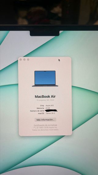 MacBook Air 15 M3 azul marino