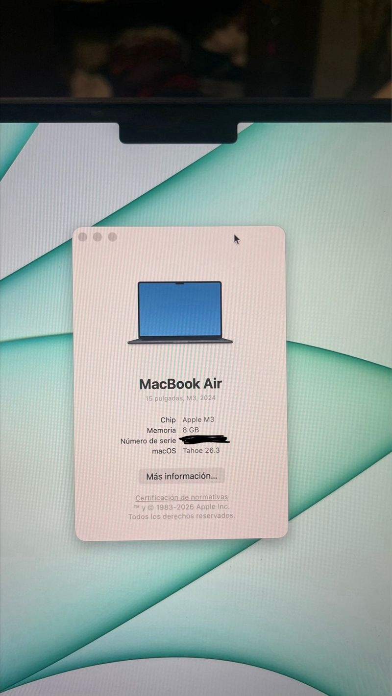 MacBook Air 15 M3 azul marino afbeelding 6