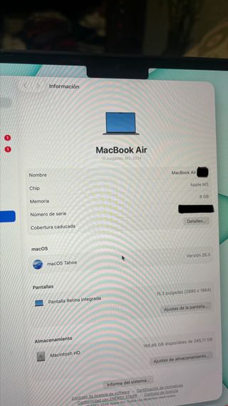 MacBook Air 15 M3 azul marino