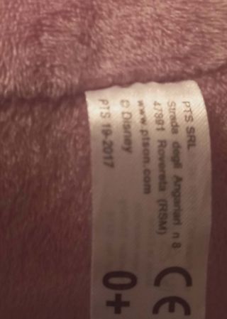 Peluche Angel Stitch grande rosa