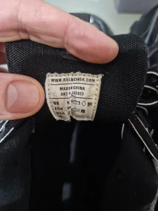 Scarpe Balenciaga Track 38 Nere Bianche