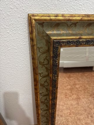 Espejo Vintage Marco Dorado