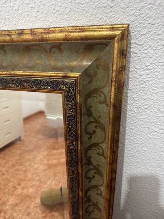 Espejo Vintage Marco Dorado