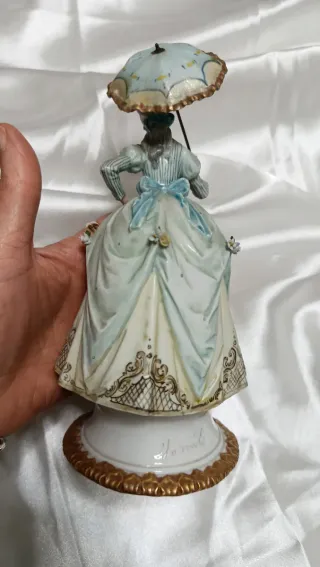 Coppia statuine porcellana Capodimonte