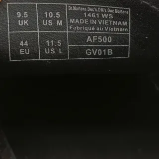 Dr. Martens 1461 Scarpa Oxford Nera Smooth 44